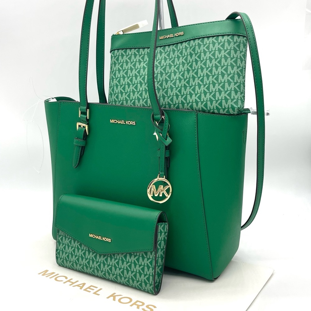 Michael Kors Charlotte Large 3 in 1 Tote Bag - Picture 3 of 16